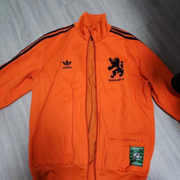 아디다스 네덜란드 74 오렌지 져지