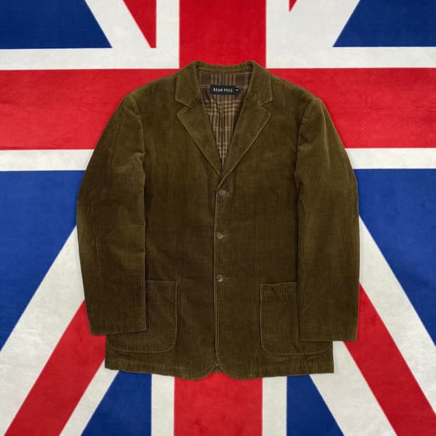 빈폴 코듀로이 미니멀자켓 105