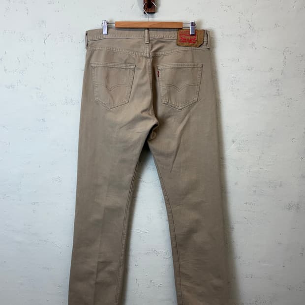 리바이스 빈티지 501 데님팬츠 베이지