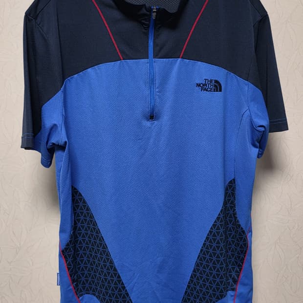 노스페이스 반팔 집업 L 