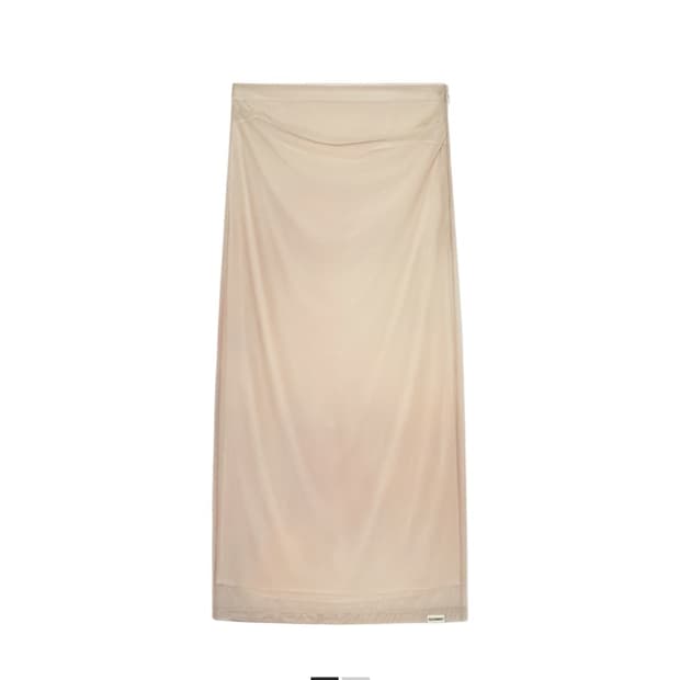 글로니 맥시롱 스커트 MODA MESH GRAPHIC LONG SKIRT