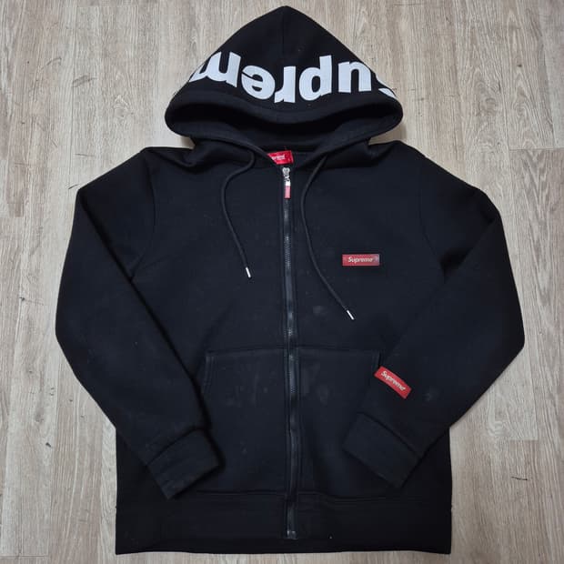 슈프림 박스 와펜로고 후드집업