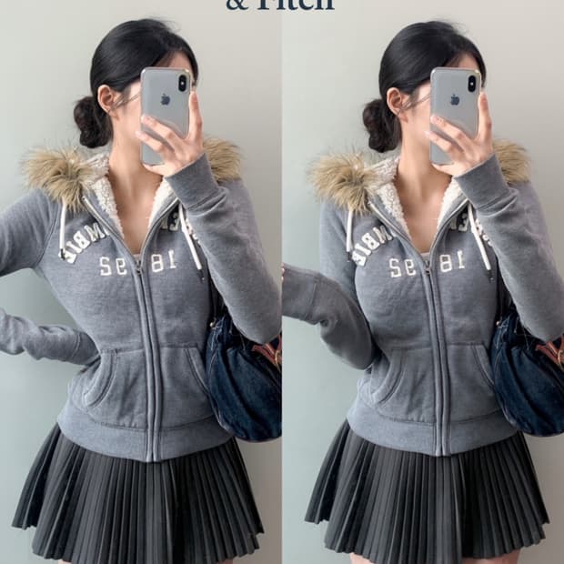 아베크롬비 울프조 후드집업
