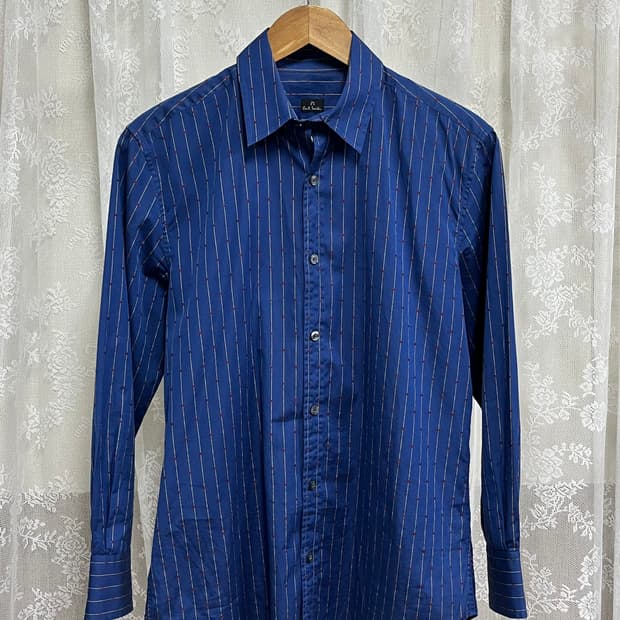 S) 폴스미스 스트라이프 셔츠 블루