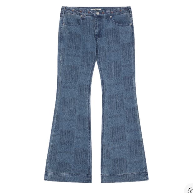 코이세이오 빈티지 부츠컷 데님 팬츠 블루