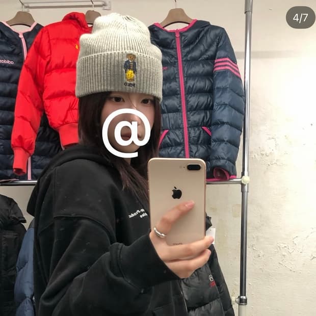 [새상품] 폴로 베어 비니