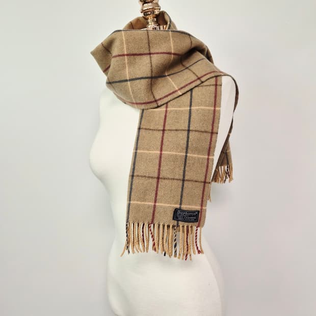 버버리 캐시미어100 머플러 목도리