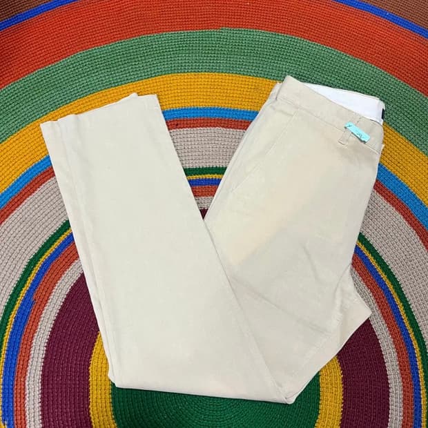 띠어리 남성 아이보리 린넨바지 30