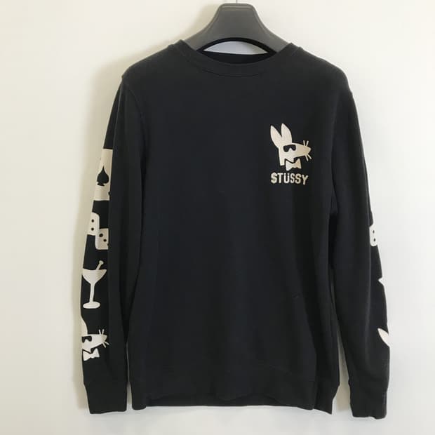 스투시 STUSSY stay paid 크루넥 맨투맨 [M]