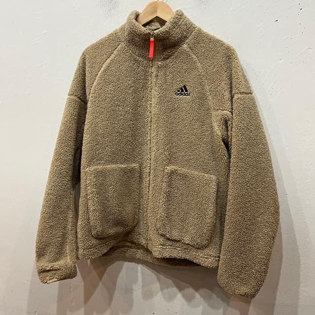 아디다스 양털 후리스 자켓 L