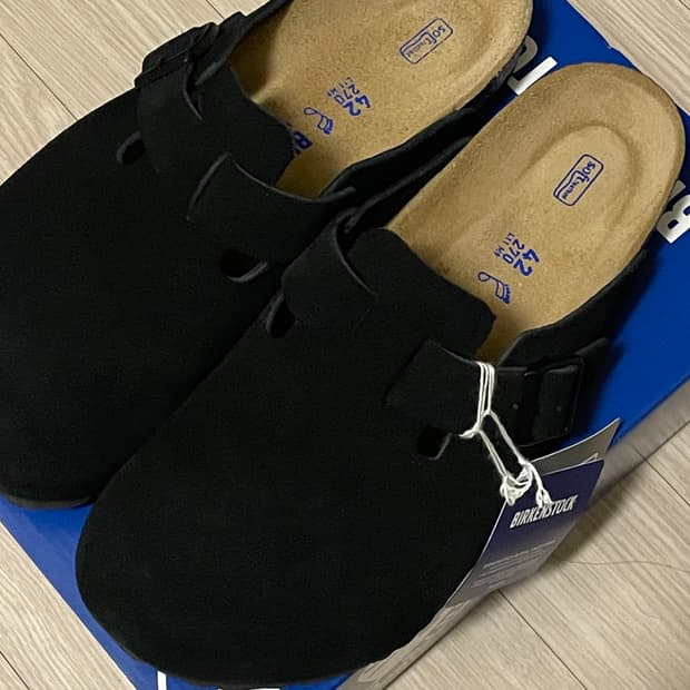 버켄스탁 보스턴 SFB 블랙 270 새상품