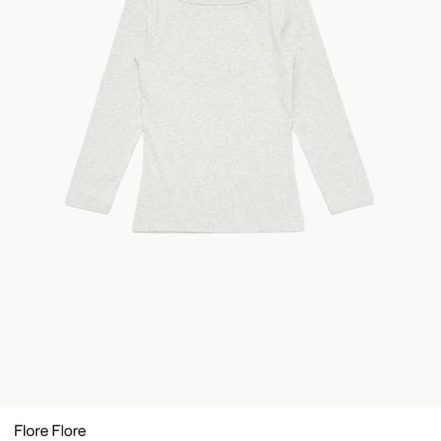 Flore flore steffi tee gray M