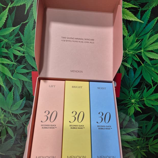 (새상품)메노킨 30초 버블 마스크 세트