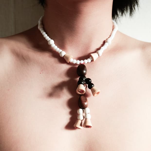 Second Body Wooden Necklace