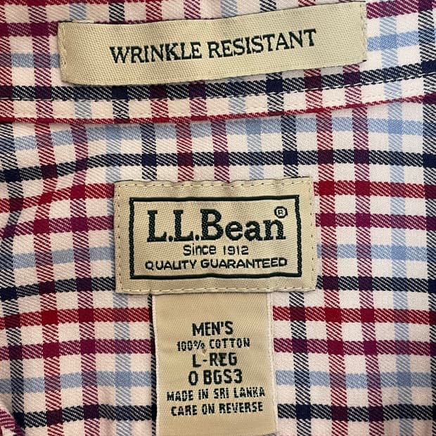 [LLBean] 체크패턴 셔츠
