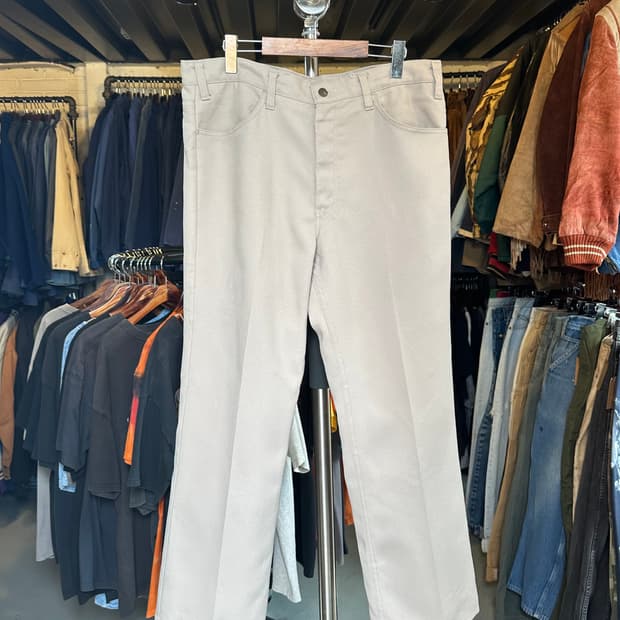 80s 리바이스 블랙탭 폴리코튼 트윌 슬랙스 34x30