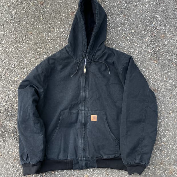 00s 칼하트 j130 덕 엑티브 재킷 L (105~110) 블랙