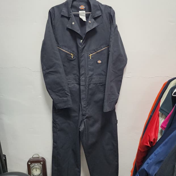 디키즈 블랙 점프수트 작업복