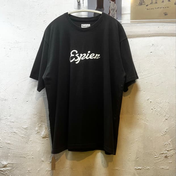 에스피오나지 오버핏 티셔츠/빈티지 블랙