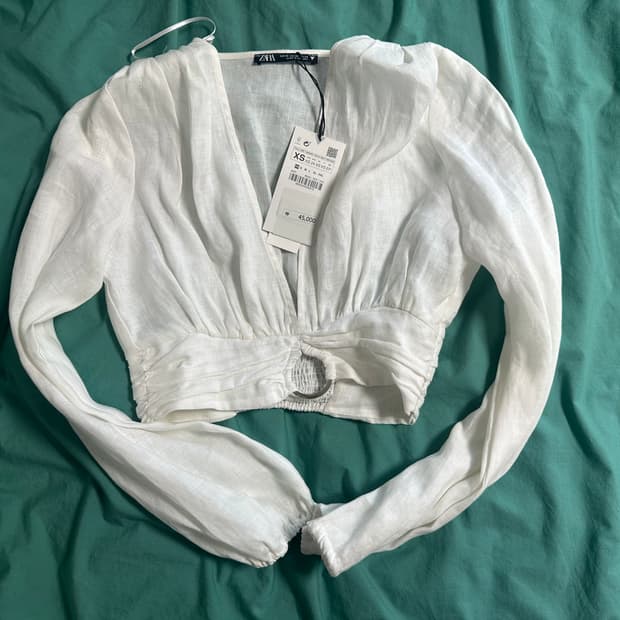 자라 린넨 블라우스 (새상품)