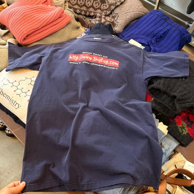 L표기 S ~ M 추천 Shutup 닷컴 빈티지 페이딩 셔츠 