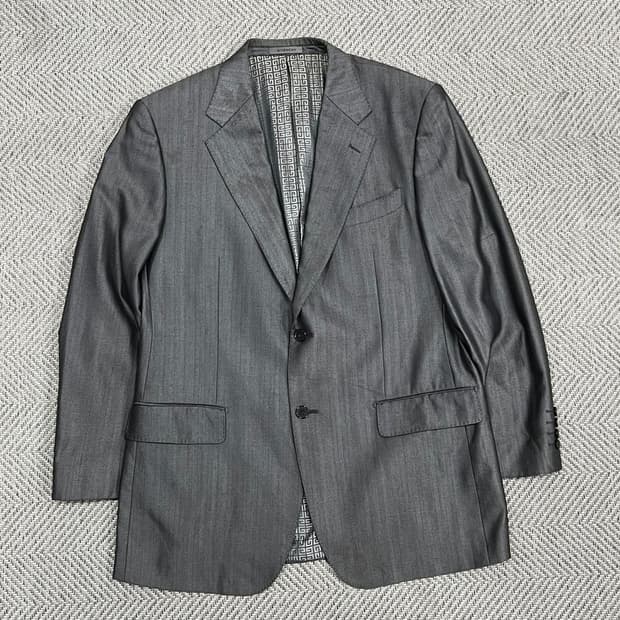 지방시 모직 실크 블레이저 v0960 