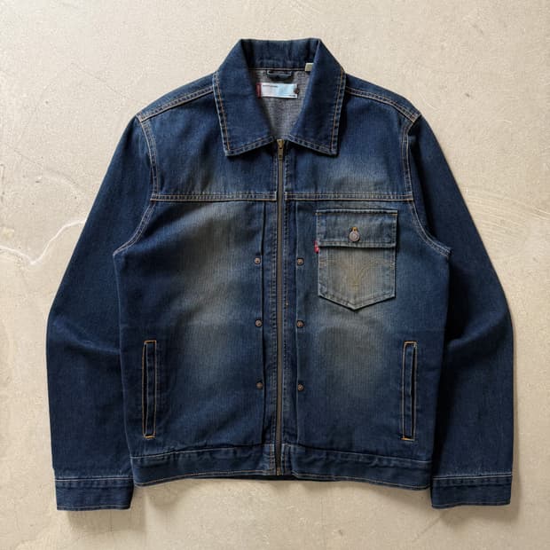 Levi's Red Tab Zip Up Denim Jacket