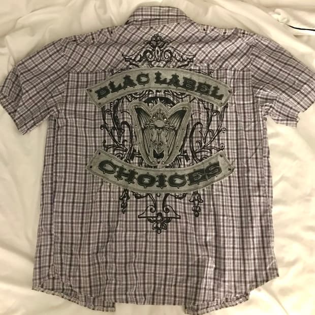 펑크 프린팅 티셔츠