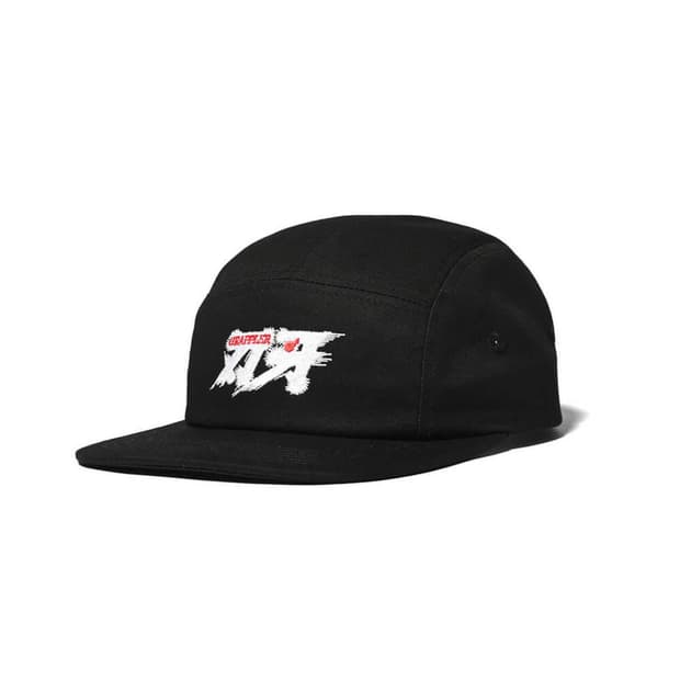 LFYT × GRAPPLER BAKI LOGO CAMP CAP Black