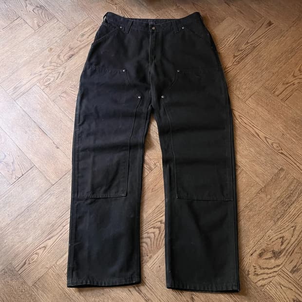 [29]칼하트 USA 블랙 더블니 워크팬츠