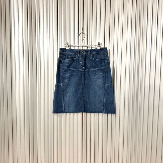 armani denim skirt