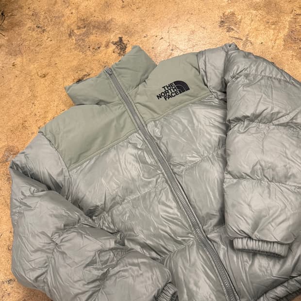[정품/S] 노스페이스 패딩 점퍼 카키 b19