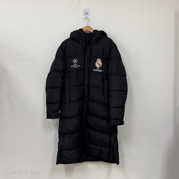 챔피언스리그 레알마드리드 롱패딩2XL