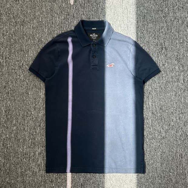 홀리스터 네이비 반팔 카라티