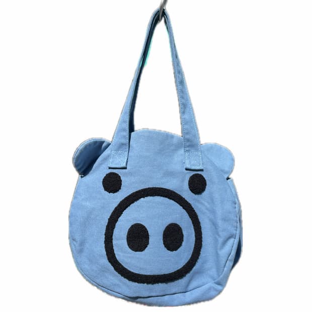 꿀꿀이 핸드백 🐽 블루