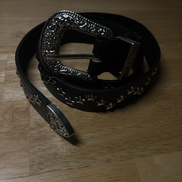 빈티지 스터드 별벨트