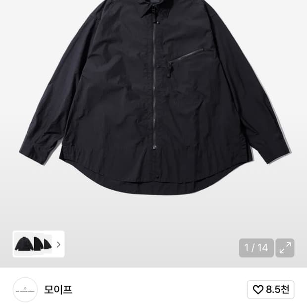 3)모이프 플라이어 셔츠 자켓