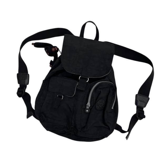 키플링 복조리 백팩 블랙