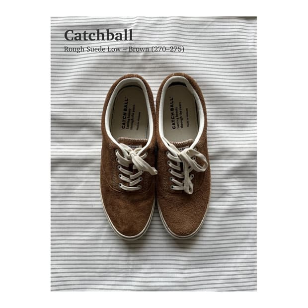 캐치볼 러프 스웨이드 덱 슈즈 (270-275)