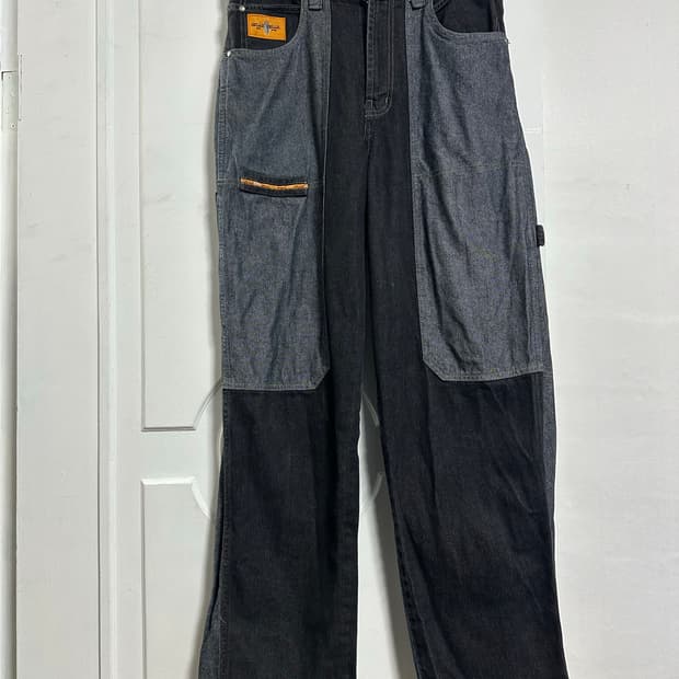 펠레펠레 데님 카펜터 팬츠