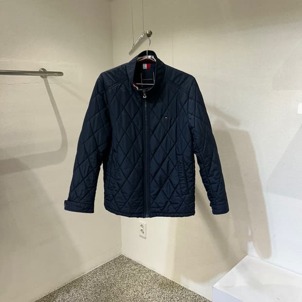 타미힐피거 퀄팅 자켓