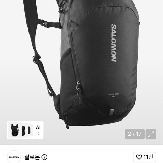 살로몬 트레일블레이저 백팩10