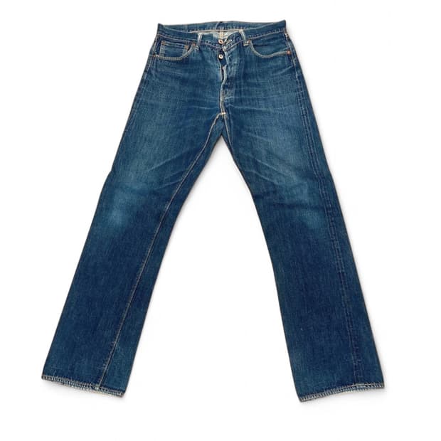 웨어하우스 lot.1001 워시드 데님팬츠 32