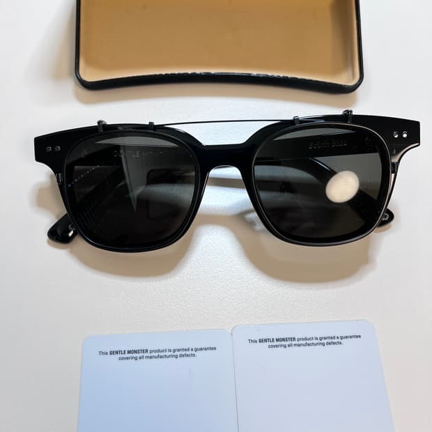 (미사용) 젠틀몬스터 사우스사이드01 + 정품 자외선차단 렌즈