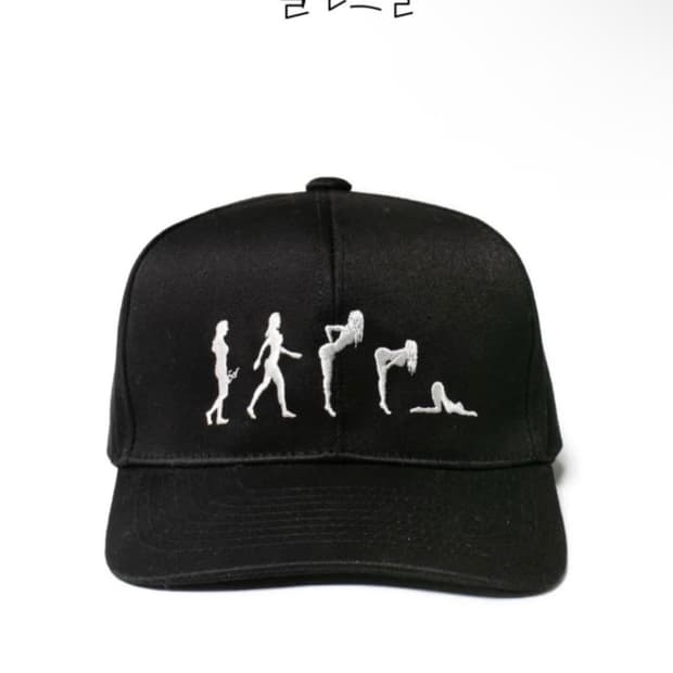 빨간줄 사피앤스 모자캡