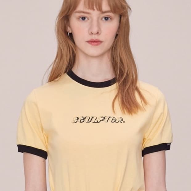 스컬프터 Heartring Ringer Tee [YELLOW] y2k