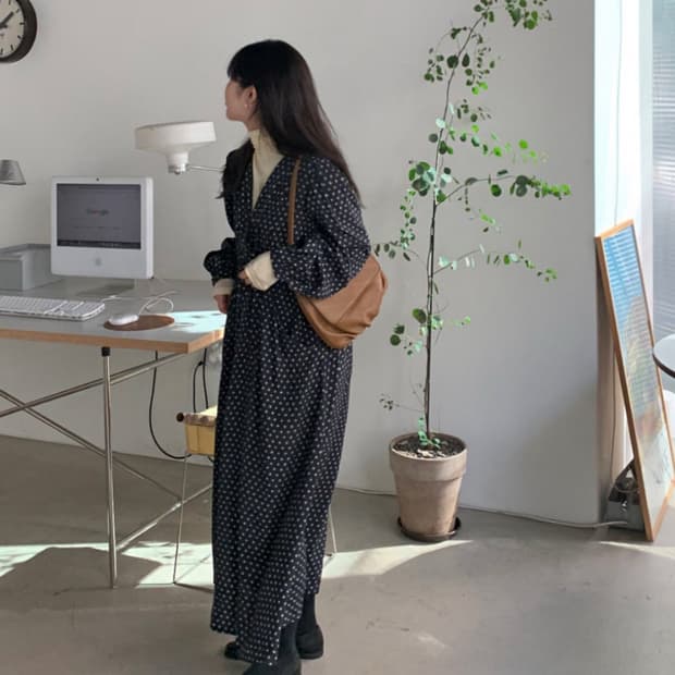 새상품 ) 어리틀빗 리브 랩원피스