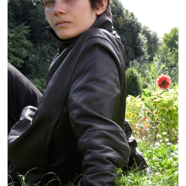 Mudule appendix leather jacket/3