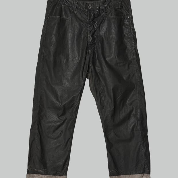 릭오웬스 다크쉐도우 코팅 크롭 팬츠