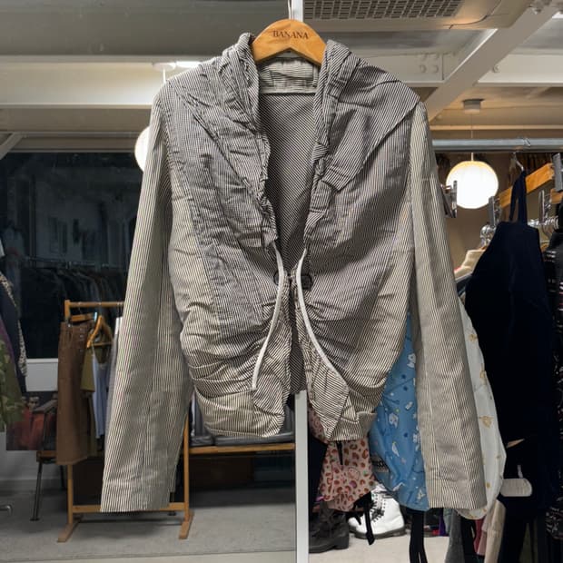 히로코 코시노 트렁크 스트라이프 자켓